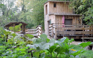 Une cabane écologique au milieu des vignobles de Champagne